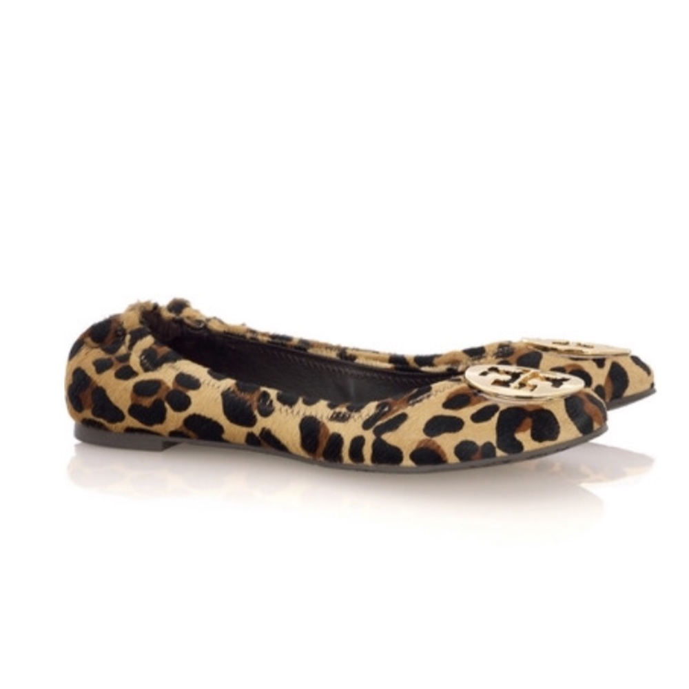 Tory Burch Leopard Reva Ballet Flat